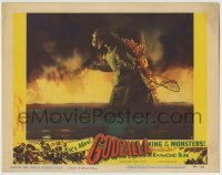 5y096 GODZILLA signed LC #7 '56 by Haruo Nakajima, the man in the rubbery monster suit!