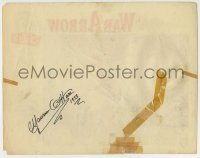 5y109 WAR ARROW signed LC #4 '54 by Maureen O'Hara, who autographed it on the back!