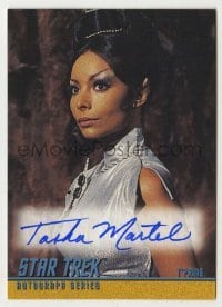 5y520 ARLENE MARTEL signed trading card '98 as Tasha, from limited edition Star Trek autograph set!