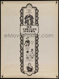 5z380 3 STOOGES FOLLIES 30x40 '74 images of The Three Stooges, Buster Keaton, Vera Vague & Batman!