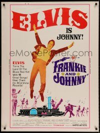 5z418 FRANKIE & JOHNNY style Z 30x40 '66 Elvis Presley turns the land of the blues red hot!