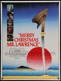 5z453 MERRY CHRISTMAS MR. LAWRENCE English 30x40 '83 David Bowie in World War II Japan!