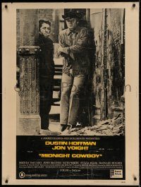 5z454 MIDNIGHT COWBOY 30x40 '69 Dustin Hoffman, Jon Voight, John Schlesinger classic!