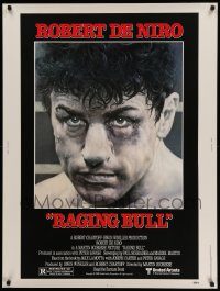 5z477 RAGING BULL 30x40 '80 Martin Scorsese, Kunio Hagio art of boxer Robert De Niro!