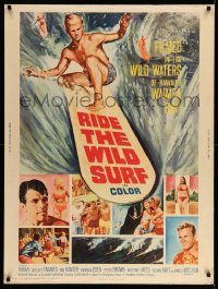 5z478 RIDE THE WILD SURF 30x40 '64 Fabian, ultimate poster for surfers to display on their wall!