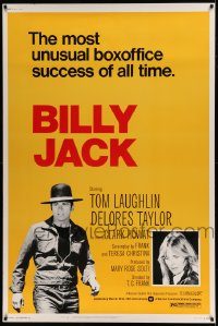 5z256 BILLY JACK 40x60 R73 Tom Laughlin, Taylor, most unusual boxoffice success ever!
