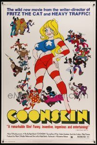 5z263 COONSKIN style B 40x60 '75 Ralph Bakshi directed R-rated cartoon, This is it folks!
