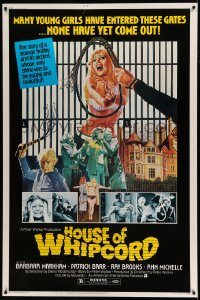 5z276 HOUSE OF WHIPCORD 40x60 '74 sexy art of many young girls who go in, but never come out!