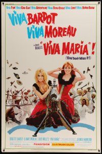 5z303 VIVA MARIA style Z 40x60 '66 Louis Malle, sexiest French babes Brigitte Bardot & Jeanne Moreau