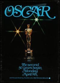 5z347 51ST ANNUAL ACADEMY AWARDS heavy stock 1sh '79 for the Oscars ceremony in Los Angeles!