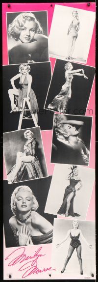 5z189 MARILYN MONROE 21x62 German commercial poster '87 nine great portraits of the legend!