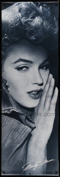 5z191 MARILYN MONROE 23x70 commercial poster '90 sexy legend about to whisper!