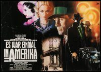 5z151 ONCE UPON A TIME IN AMERICA German 33x47 '84 Sergio Leone, De Niro, different Casaro art!