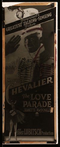 5z067 LOVE PARADE 14x35 negative '29 Ernest Lubitsch, Maurice Chevalier talking & singing picture!