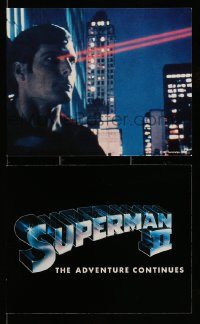 5z099 SUPERMAN II 12 color from 8x10 to 20x30 English stills '81 Christopher Reeve, Stamp, Hackman!