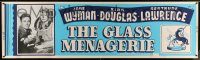 5z324 GLASS MENAGERIE paper banner '50 Jane Wyman & Kirk Douglas, Tennessee Williams!