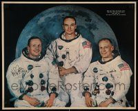 5z101 APOLLO 11 16x20 special '69 Michael Collins, Neil Armstrong & Buzz Aldrin, Nasa moon landing!