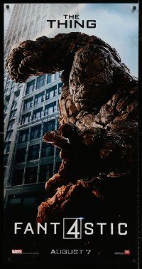 5z205 FANTASTIC FOUR 26x50 phone booth poster '15 Marvel, CGI Jamie Bell as The Thing!