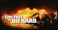 5z212 LIVE FREE OR DIE HARD 26x50 special '07 Timothy Olyphant, great image of Bruce Willis!