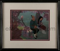 5z083 MULAN framed limited edition 17x20 animation cel '90s great scene from the Disney feature!