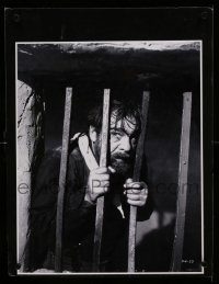 5z111 ONLY THE VALIANT 16x20 photo '00s close-up of Lon Chaney, Jr. behind bars!
