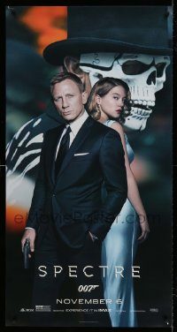 5z217 SPECTRE 26x50 phone booth poster '15 Daniel Craig as James Bond 007 w/ sexy Lea Seydoux!