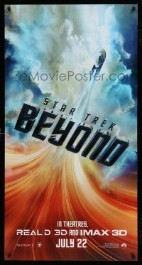 5z219 STAR TREK BEYOND DS 26x50 special '16 incredible image of the Starship Enterprise in flight!