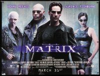 5z172 MATRIX subway poster '99 Keanu Reeves, Carrie-Anne Moss, Laurence Fishburne, Wachowskis!