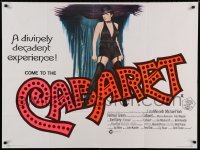 6a328 CABARET British quad '72 Liza Minnelli sings & dances in Nazi Germany, different!