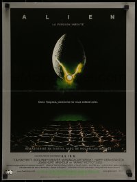 6a604 ALIEN French 16x21 R03 Ridley Scott outer space sci-fi monster classic, cool egg image!