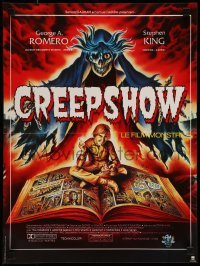 6a643 CREEPSHOW French 16x21 '83 George Romero & Stephen King, E.C. Comics, different art by Melki