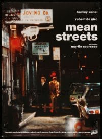 6a674 MEAN STREETS French 16x22 R80s Scorsese, Robert De Niro, Keitel, different image