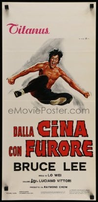 6a183 CHINESE CONNECTION Italian locandina R70s Jing Wu Men, kung fu master Bruce Lee by Ciriello!