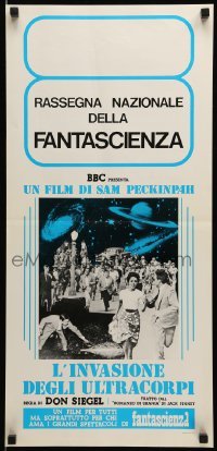 6a192 INVASION OF THE BODY SNATCHERS Italian locandina R80s different, Sam Peckinpah credited!