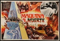 6a032 DEATH MACHINES Mexican LC '76 wild sci-fi images, the killers of the future are ready now
