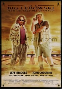 6b705 BIG LEBOWSKI 27x39 video poster '98 Coen Brothers cult classic, Jeff Bridges, John Goodman!
