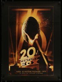 6b004 20TH CENTURY FOX 75TH ANNIVERSARY 24x32 French commercial poster '10 Alien egg hatching!