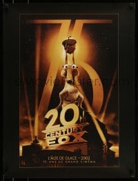 6b005 20TH CENTURY FOX 75TH ANNIVERSARY 24x32 French commercial poster '10 image from Ice Age!