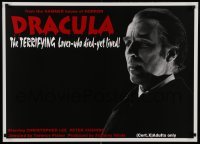 6b847 HORROR OF DRACULA 25x35 English commercial poster '97 Hammer, vampire Christopher Lee!