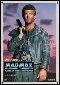 6b859 MAD MAX BEYOND THUNDERDOME 28x40 Italian commercial poster '80s wasteland hero Mel Gibson!