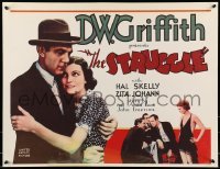 6b998 STRUGGLE 21x28 REPRO poster '80s D.W. Griffith's first big story of Prohibition!