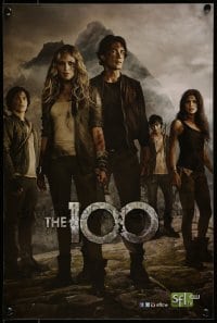 6b430 100 tv poster '14 post-apocalypse mystery melodrama, Eliza Taylor, great image of top cast!