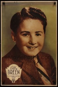 6b508 BOBBY BREEN 20x29 personality poster '30s smiling image of the child star wearing tie!