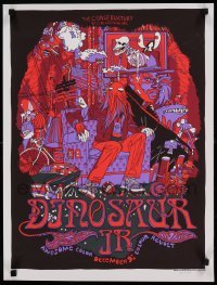 6b130 DINOSAUR JR. signed #105/140 18x24 art print '07 by artist Tyler Stout, The Conservatory!