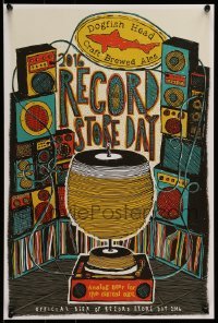 6b306 DOGFISH HEAD BREWERY 14x21 advertising poster '16 Record Store Day, cool art!