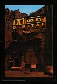 6b534 DOLBY DIGITAL DS 27x40 special '96 surround sound, adventure, image of ancient CGI ruins!