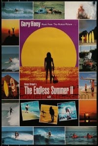 6b393 ENDLESS SUMMER 2 24x36 music poster '94 great image of surfers in different locations!