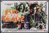 6b134 EVIL DEAD 2 signed #31/87 24x36 art print R11 by James Rheem Davis, first edition!