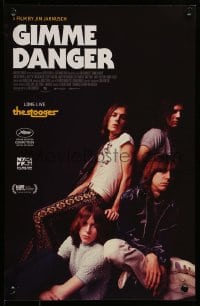6b955 GIMME DANGER mini poster '16 Iggy Pop, Asheton, Asheton, Williamson, color image!