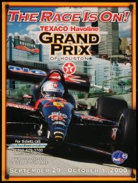 6b562 GRAND PRIX OF HOUSTON 18x24 special '00 great image of CART race car!